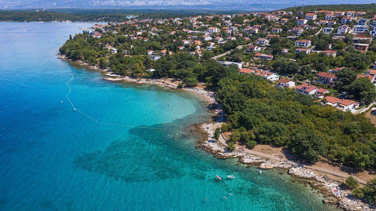 Njivice, Otok Krk, Apartman Dora Exteriér fotografie